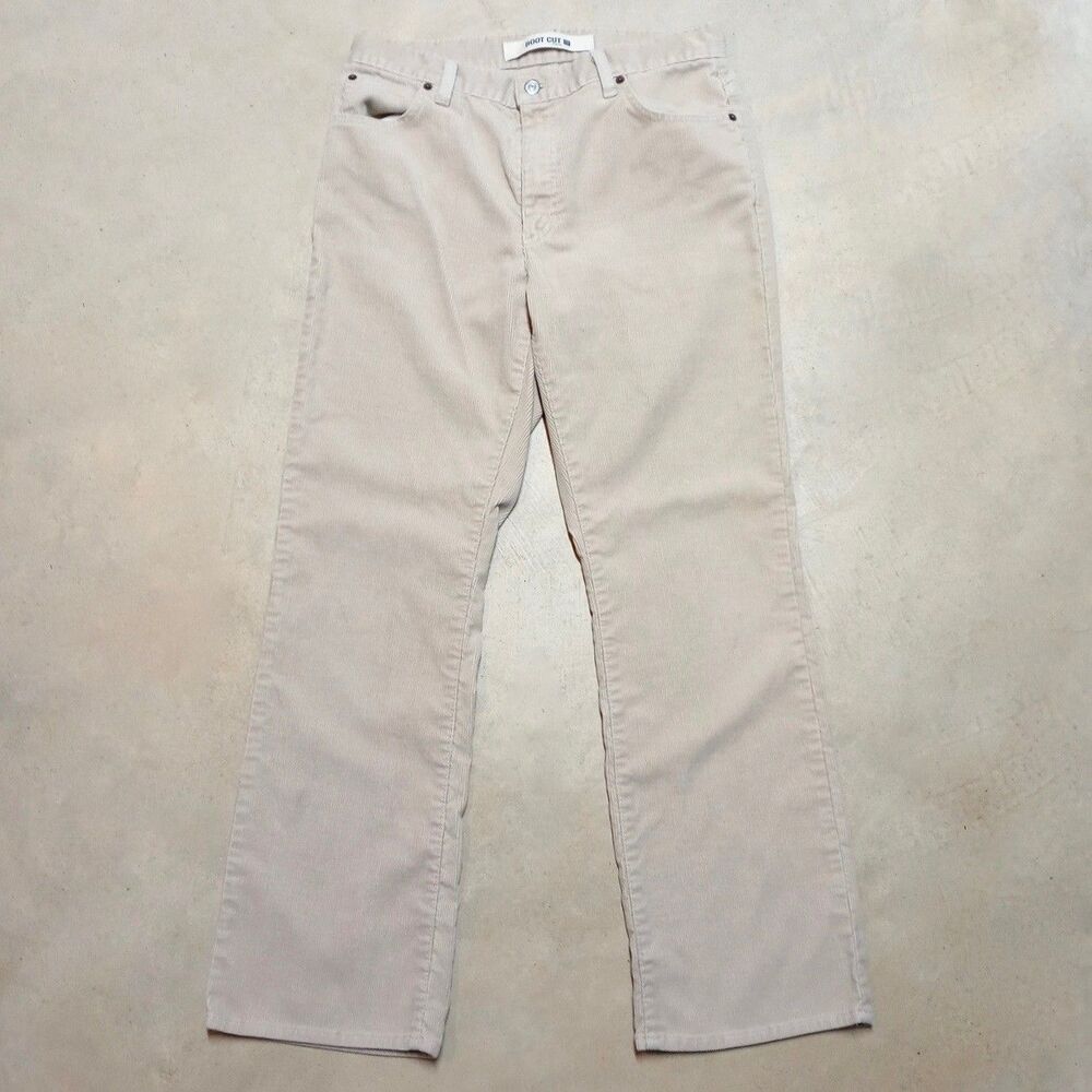 Vintage Y2K Gap Boot Cut Made in USA Corduroy Pants Women's Size 12 (32x30)